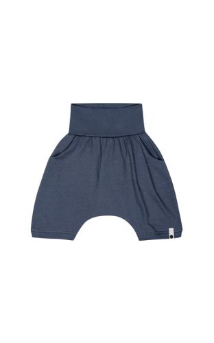 SHO0130_bawełniane shorty dzieciecie_brudny niebieski-min