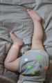 baby bloomers - spodenki na lato - zakryj pampera - popie w neonowe grochy - 3