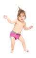 baby bloomers - spodenki - zakryj pampera - róż melanż - 3